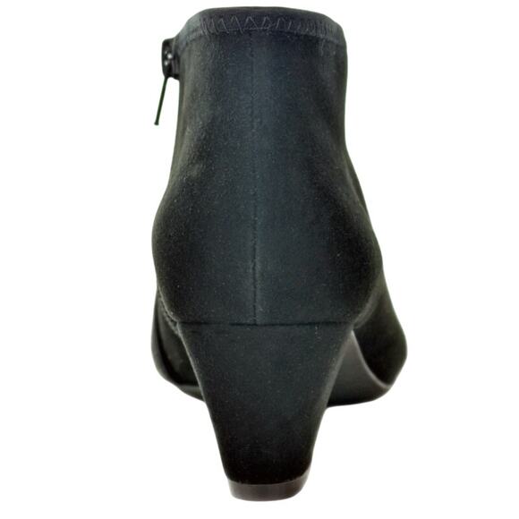 David Tate Womens Anna Bootie US 9.5 M Black Suede Ankle NIB - Picture 3 of 13